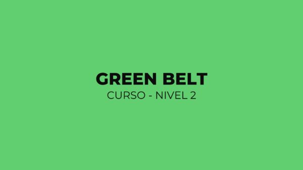 vCurso Green Belt Lean Six Sigma